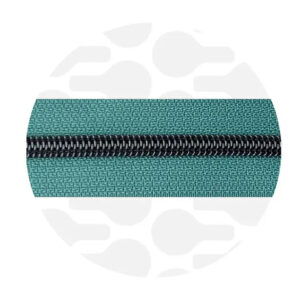 Cerniera continua 1 m - Vintage Teal - Canna di fucile
