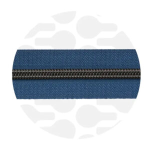 Cerniera continua 1 m - Stormy Blue - Canna di fucile