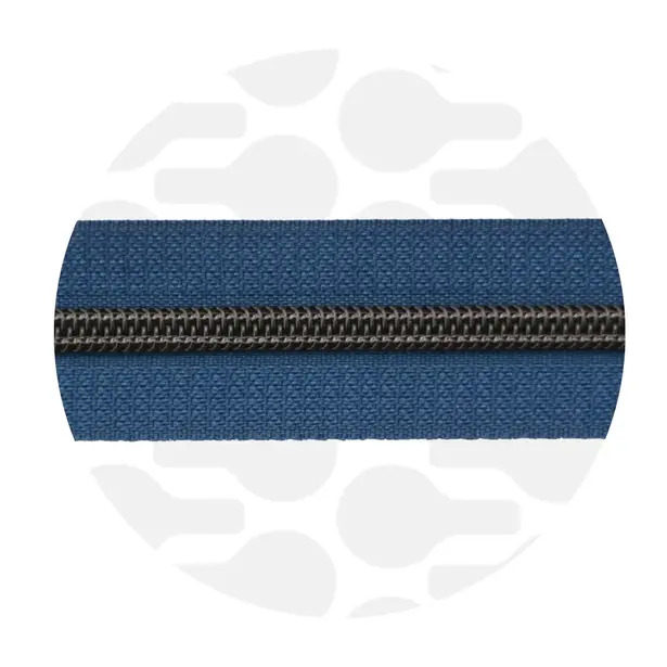 Cerniera continua 1 m - Stormy Blue - Canna di fucile