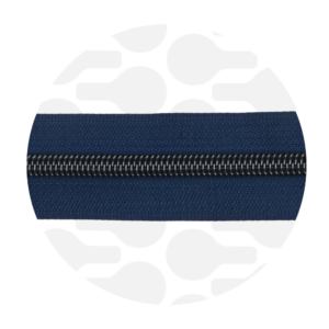 Cerniera continua 1 m - Ink Blue - Canna di fucile