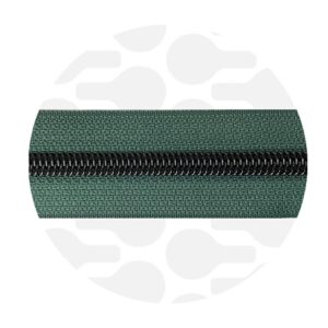 Cerniera continua 1 m - Mineral Green - Canna di fucile