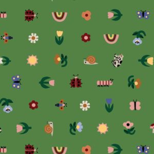 Bouquet cotone americano - insetti giardino - 5 FQ