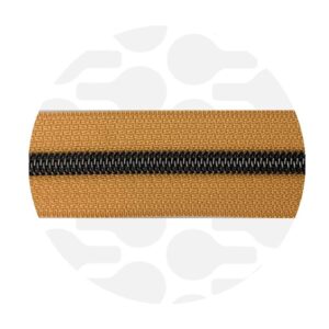 Cerniera continua 1 m - Camel brown - Canna di fucile