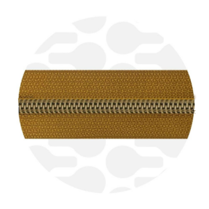 Cerniera continua 1 m - Ochre - Ottone antico