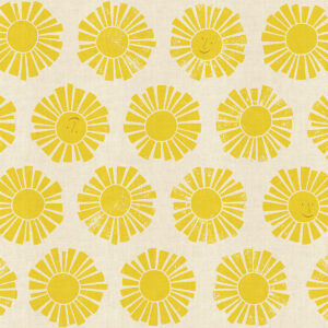 Cotone non sbiancato - By The Sea Side - Sunshine Yellow